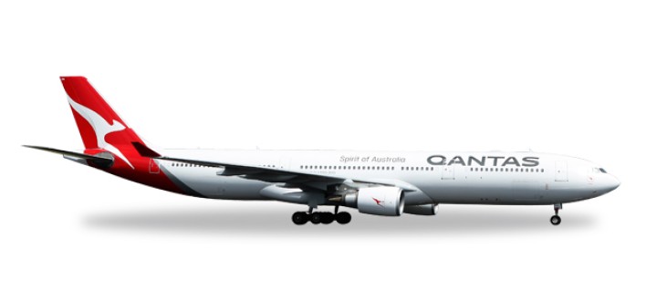 Qantas Airbus A330-300 New Livery VH-QPJ Herpa 558532 Scale 1:200