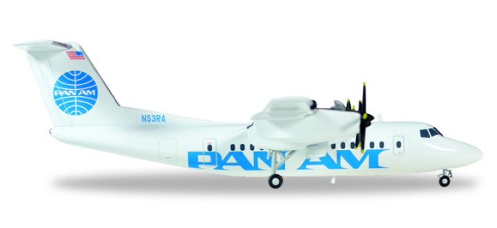 Pan Am Express Bombardier Dash 7 DHC-7 Reg# N53RA Herpa 558556 Scale 1:200