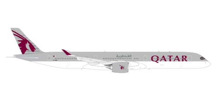 Qatar Airbus A350-1000 registration A7-ANA Herpa Wings 559232 scale 1:200