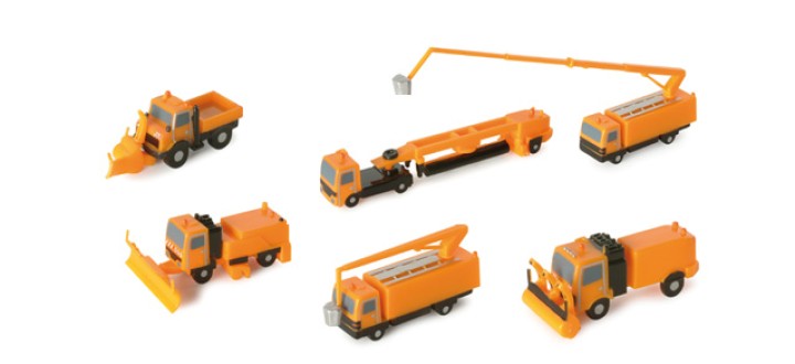 Airport Accessories "snow plows " 1:400 Scale by Herpa Wings