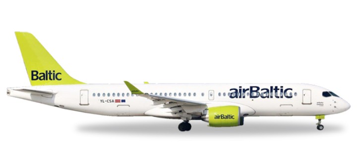 Air Baltic CS300 Bombardier Reg# YL-CSA 562607 Scale 1:400