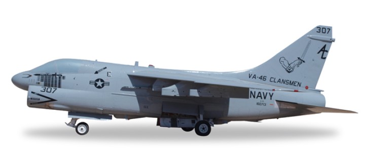 US Navy A-7E Corsair II "Clansmen" Herpa Wings HE580175 Scale 1:72