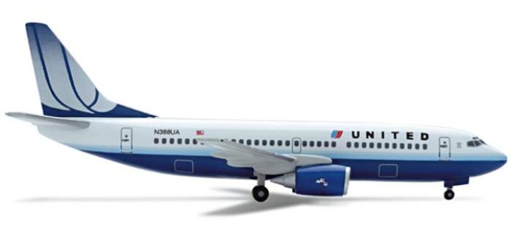 United B737-300  New Colors