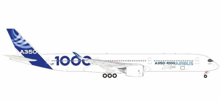 Airbus House A350 -1000 Blue tail Herpa Wings 559171 Scale 1:200