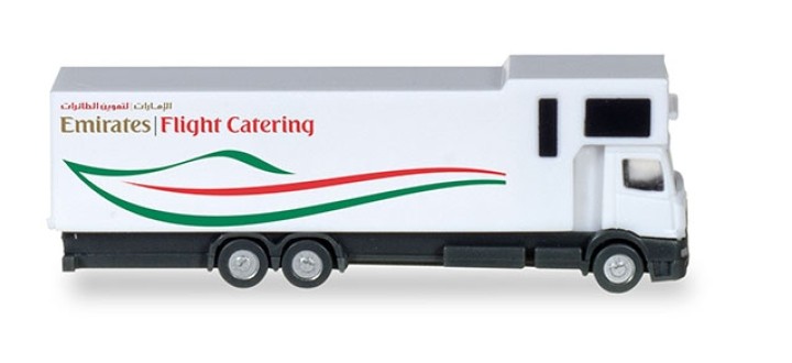 Emirates Flight Catering Truck Airbus A380 Herpa 559607 scale 1:200 