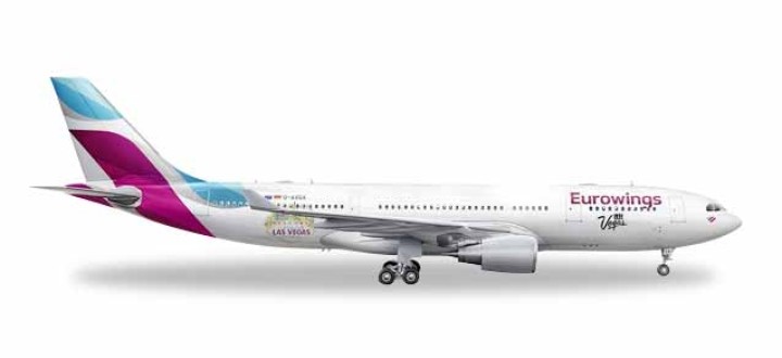 Eurowings Airbus A330-200 "Las Vegas" D-AXGF Herpa diecast 531436 scale 1:500