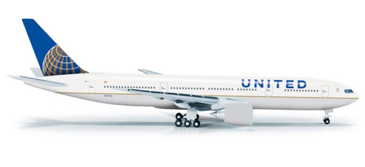 United Airlines Boeing 777-200 1:500