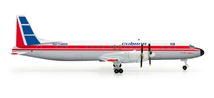 Cubana Ilyushin IL-18 reg# CU-T1269 herpa HE526388