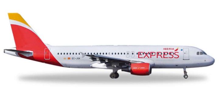 Highly detailed Herpa Wings Iberia Express A320 Reg# EC-JSK Item