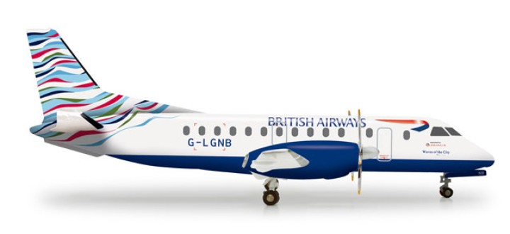 BRITISH AIRWAYS SF-340 1:200 HE555586