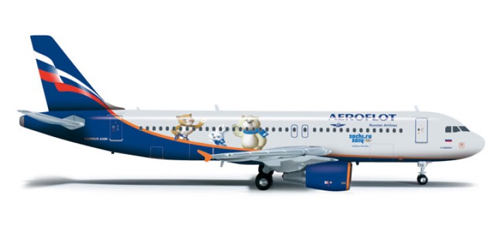 Aeroflot A320 "Sochi 2014" 1:200 