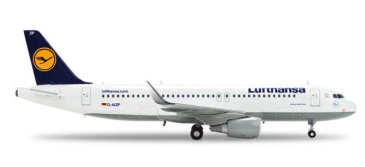 Lufthansa A320 Reg# D-AIZP W/Sharklets HE556132 1:200 