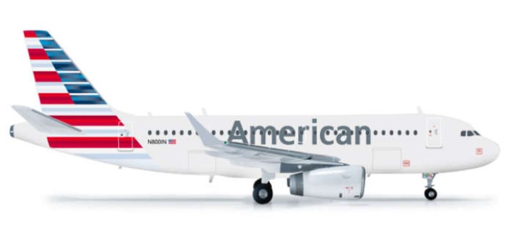 American A319   HE556330 W/Sharklets 1:200