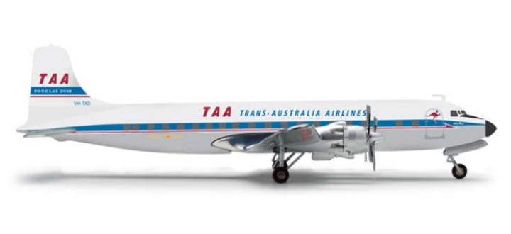 Trans Australia DC6B Herpa (Limited) HE556354  1:200