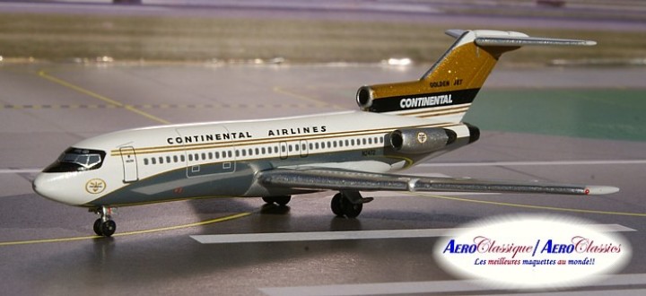 Continental Airlines B727-100  "Golden Jet"