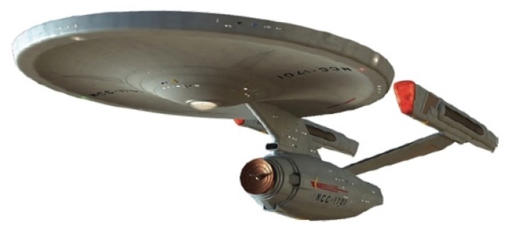 USS Enterprise NCC-1701 Star Trek Eagle Moss EM-STCON05