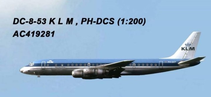 KLM DC-8-53 Reg.# PH-CDS AC219281 Aero200 scale 1:200