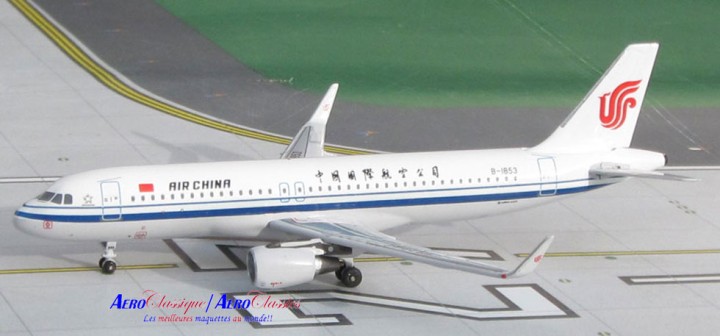 Air China A320 W/Sharklets Tail Reg# B-1853 Aero Classics Scale 1:400