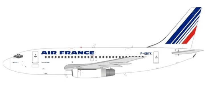 Air France Boeing 737-200 Reg# F-GBYK JF-737-2-003 Inflight/JFox
