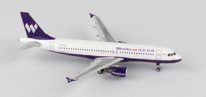 West Air (China)  Airbus A320   Reg#B-8102 Phoenix 11292 Scale 1:400