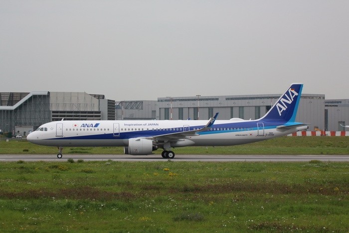 ANA All Nippon Air Airbus A321neo Registration JA131A Phoenix 