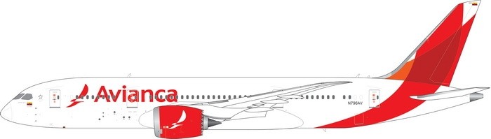 Avianca Airlines Boeing 787-8 N796AV Phoenix 11505 diecast scale 1