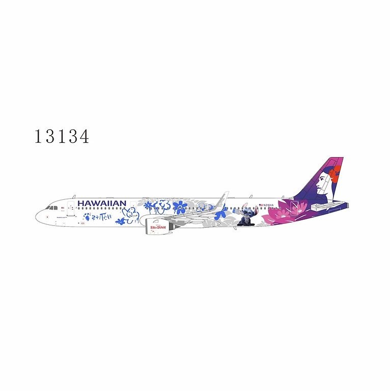 Hawaiian Airlines Airbus A321neo Disney's Lilo & Stitch Reg