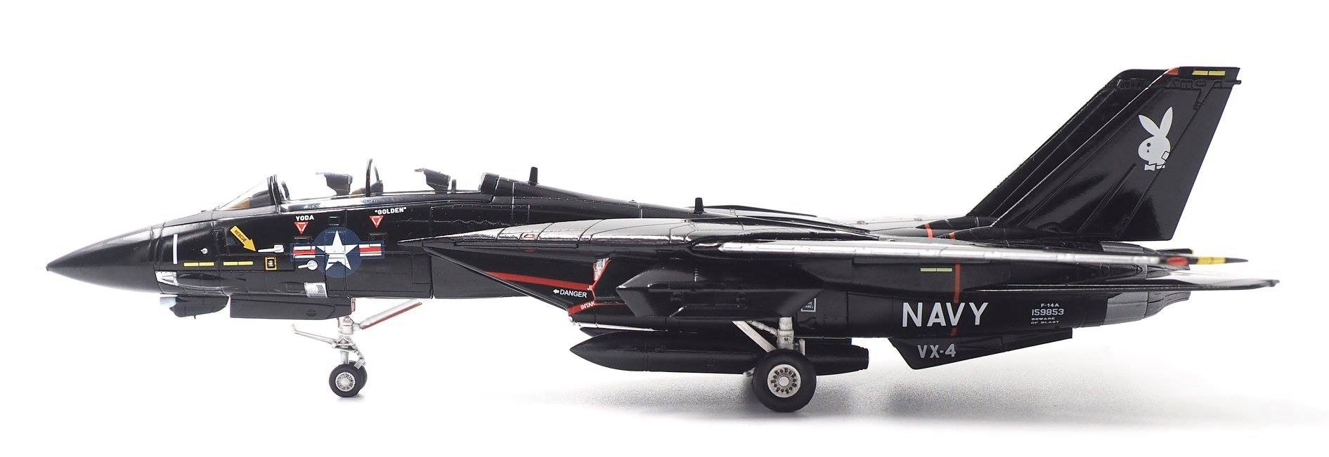 Calibre Wings 1/72 F-14A Tomcat Black Bunny USN VX-4 CA721408 Die Cast Model 