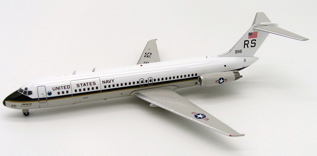 USA Navy C-9B Skytrain II (DC-9-32CF) Reg 159116 with stand
