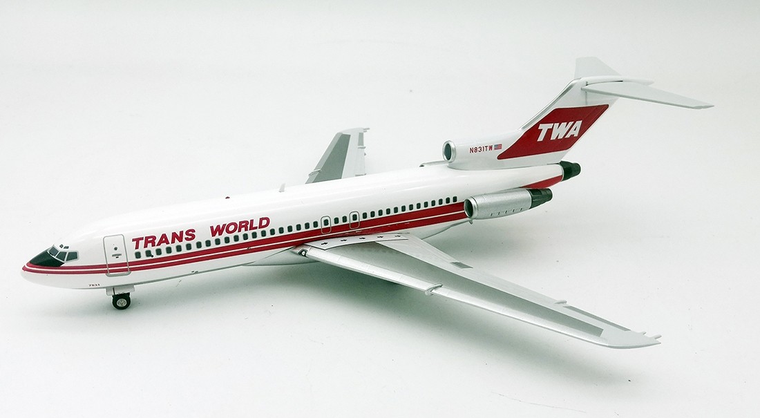 Details about   INFLIGHT 200 IF721TW1219 1/200 TRANS WORLD AIRLINES B727-31 REG N831TW W/STAND 