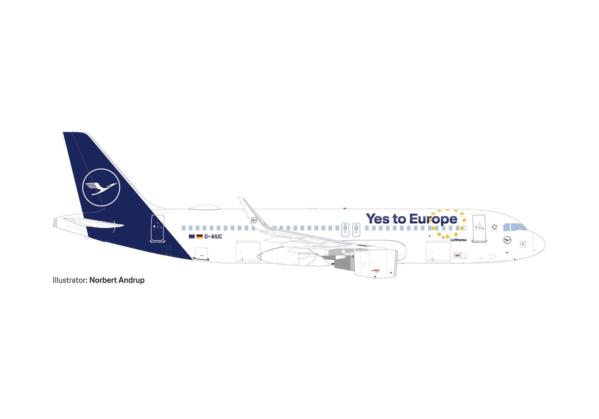 Herpa Wings 516501 – Airbus A320-200 Lufthansa – 1/500
