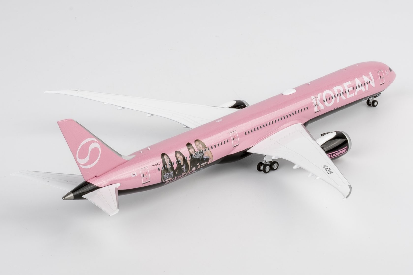 NG Models 大韓航空 B787-10 BLACKPINK HL8816 Korean Air Boeing 787-10 Dreamliner (BlackPink) Reg: HL8816
