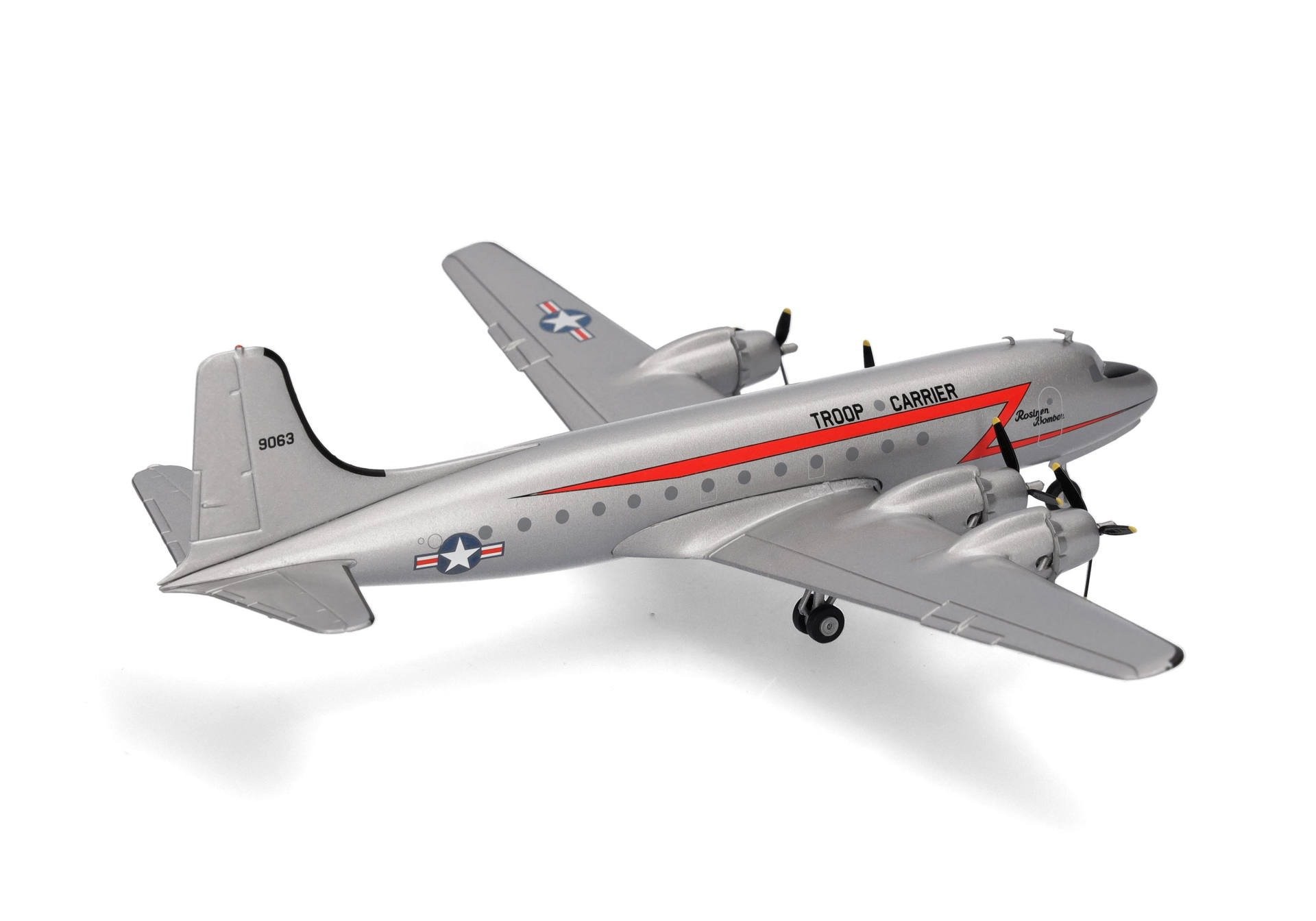 Avion McDonnell Douglas C-54 Skymaster – US Air Force – Herpa 1/200 – Neuf