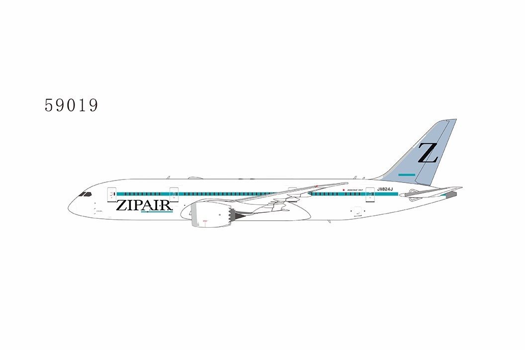 ZIPAIR Tokyo 787-8 Dreamliner JA824J (old colors( with 