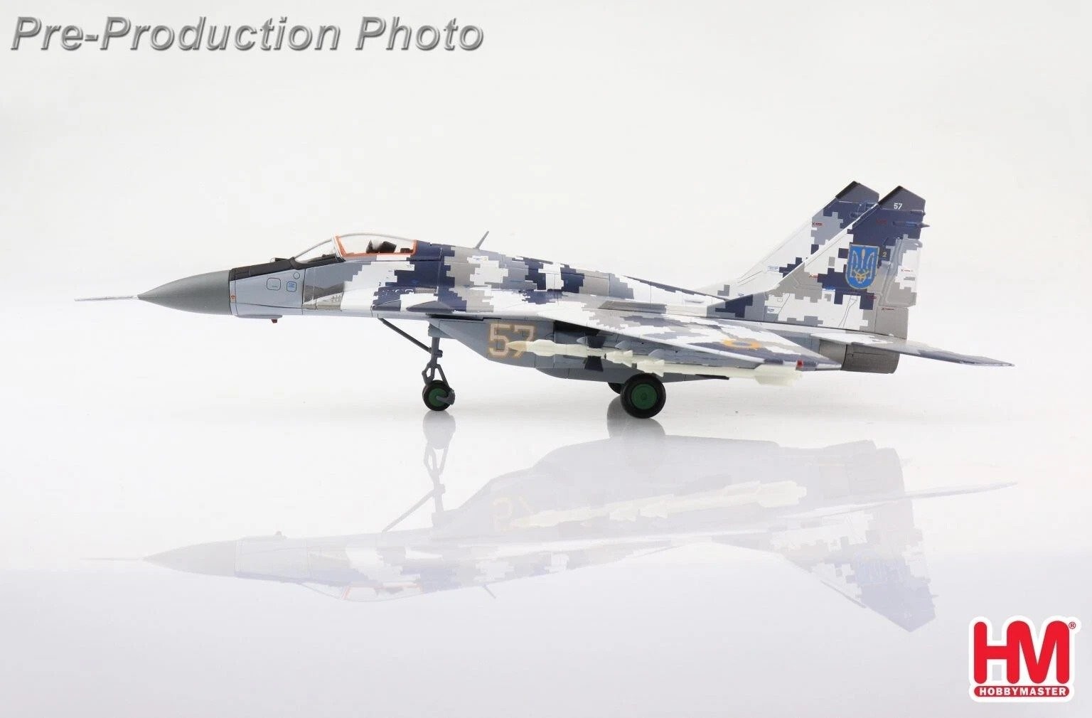 Ukrainian Air Force MIG-29 Fulcrum C 1/72 No. 57 Hobby Master