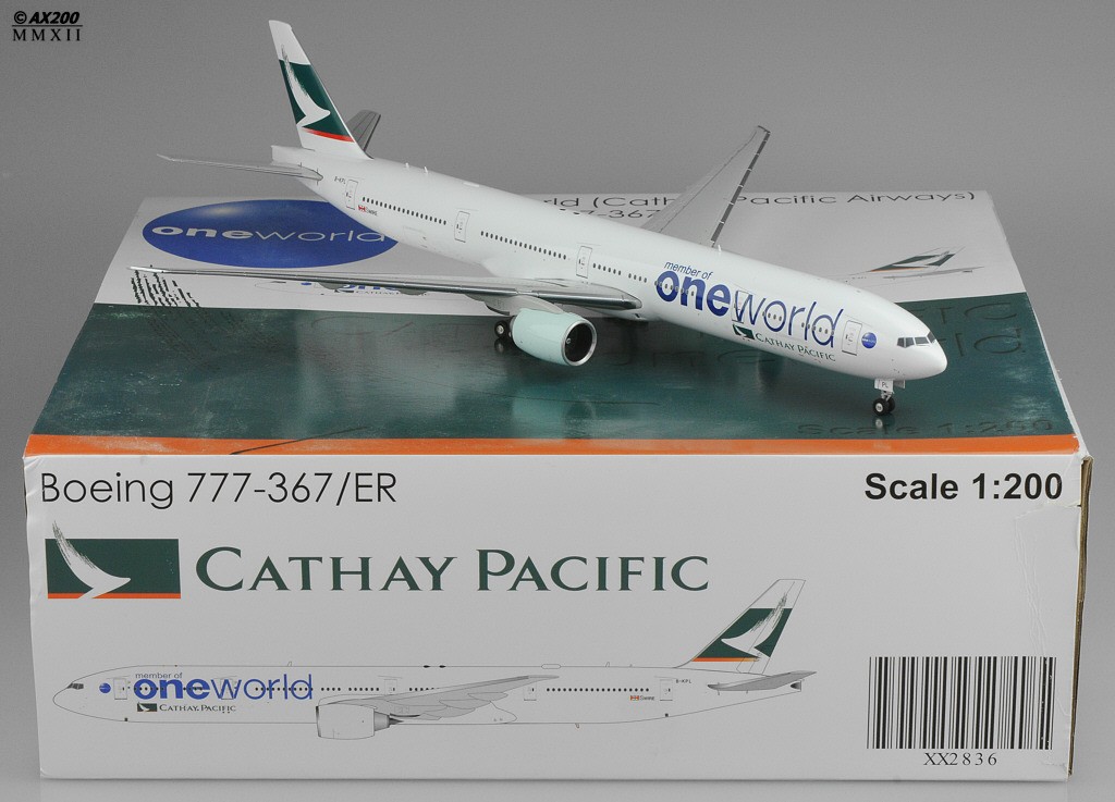 Cathay Pacific Boeing CXA B777-300ER B-KPL (ONE WORLD) Scale 1:200