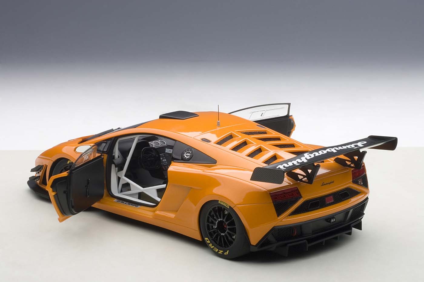 Sale! Lamborghini Gallardo GT3 2013 Orange Composite 2 Door AUTOart 81357  AUTOart 1:18