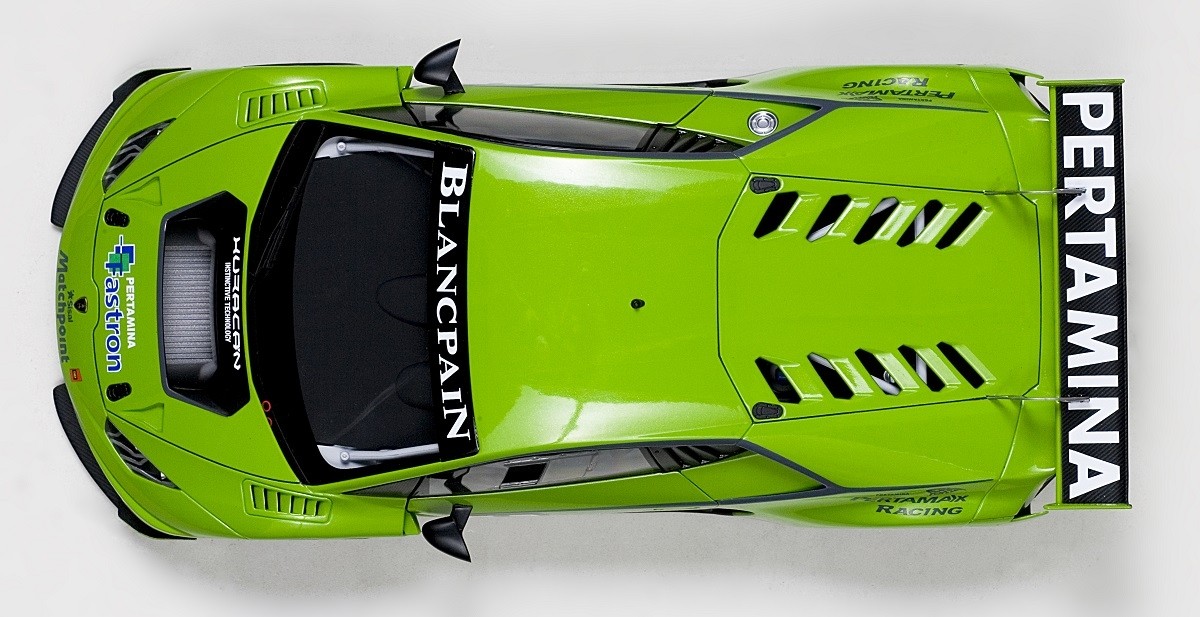 Autoart LAMBORGHINI HURACAN GT3 VERDE MANTIS/PEARL GREEN #63 2015 1/18 In Stock!