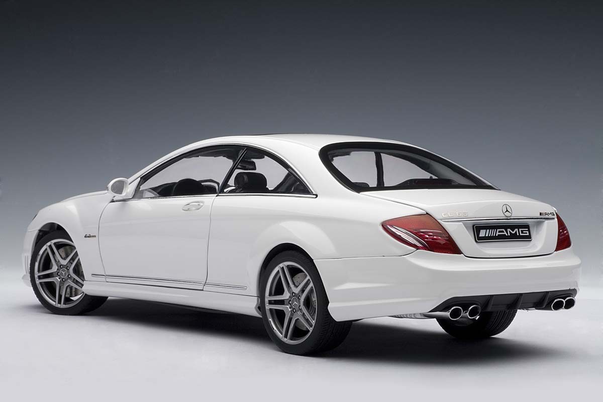 Mercedes-Benz CL63 AMG, White, w/Leather Seats