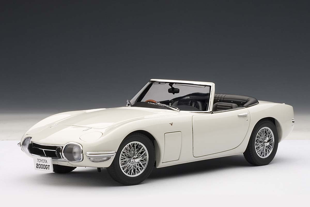 Toyota 2000 GT Cabriolet, Upgraded, White