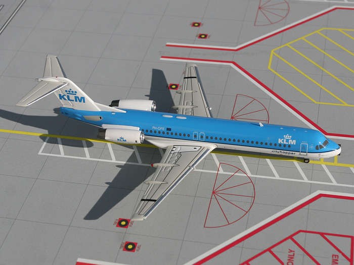 Gemini Jets KLM F-100 diecast model ezToys - Diecast Models and