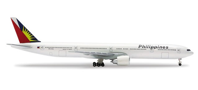 2 BOEING HERPA 747-400 PHILIPPINE AIRLINE + 777 -200 VARIG 1/500