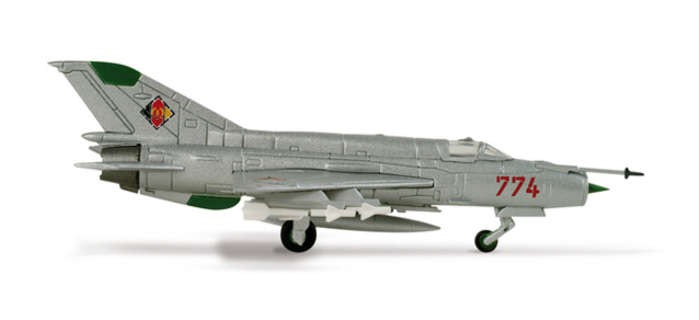Herpa Wings NVA/LSK MIG-21 JG-9 1998 diecast model ezToys