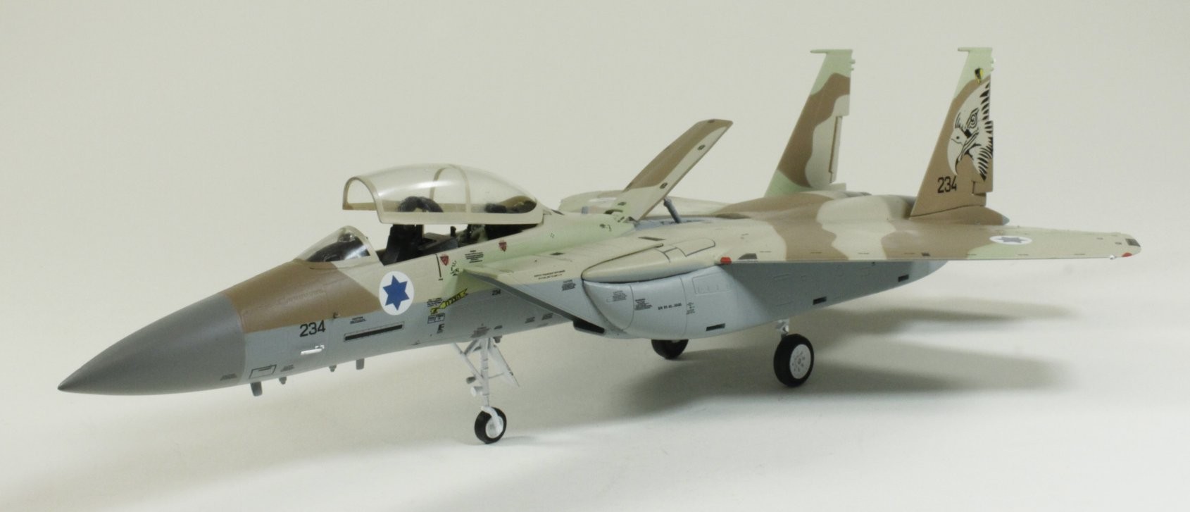 Easy Model Israel Air Force F-15C Eagle Gris Peinture 1/72 non diecast plane 