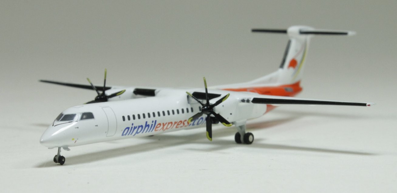 Airphil Express Bombardier Dash 8Q-400 GeminiJets Scale 1:400