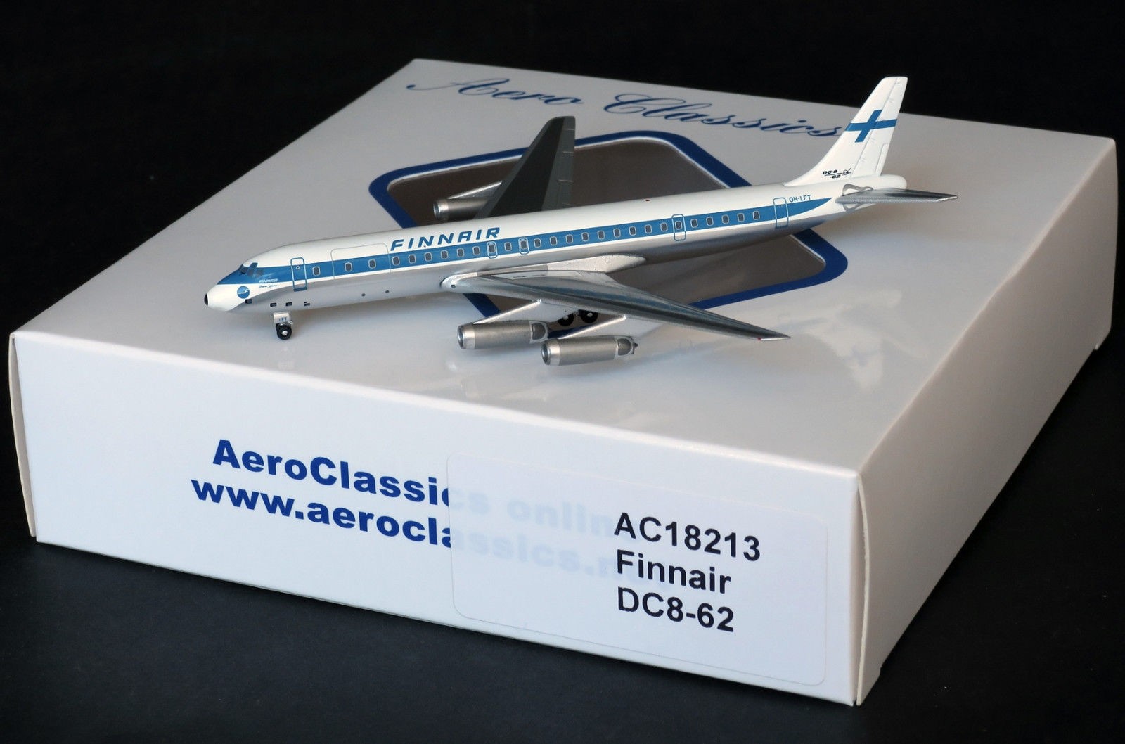 Finnair DC-8-62 Reg.# OH-LFT AC18213 aeroclassics scale 1:400