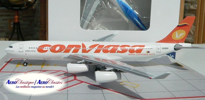 BIG-BUSモデル コンビアサ航空 A340-200 YV1004 1/400 Coinviasa