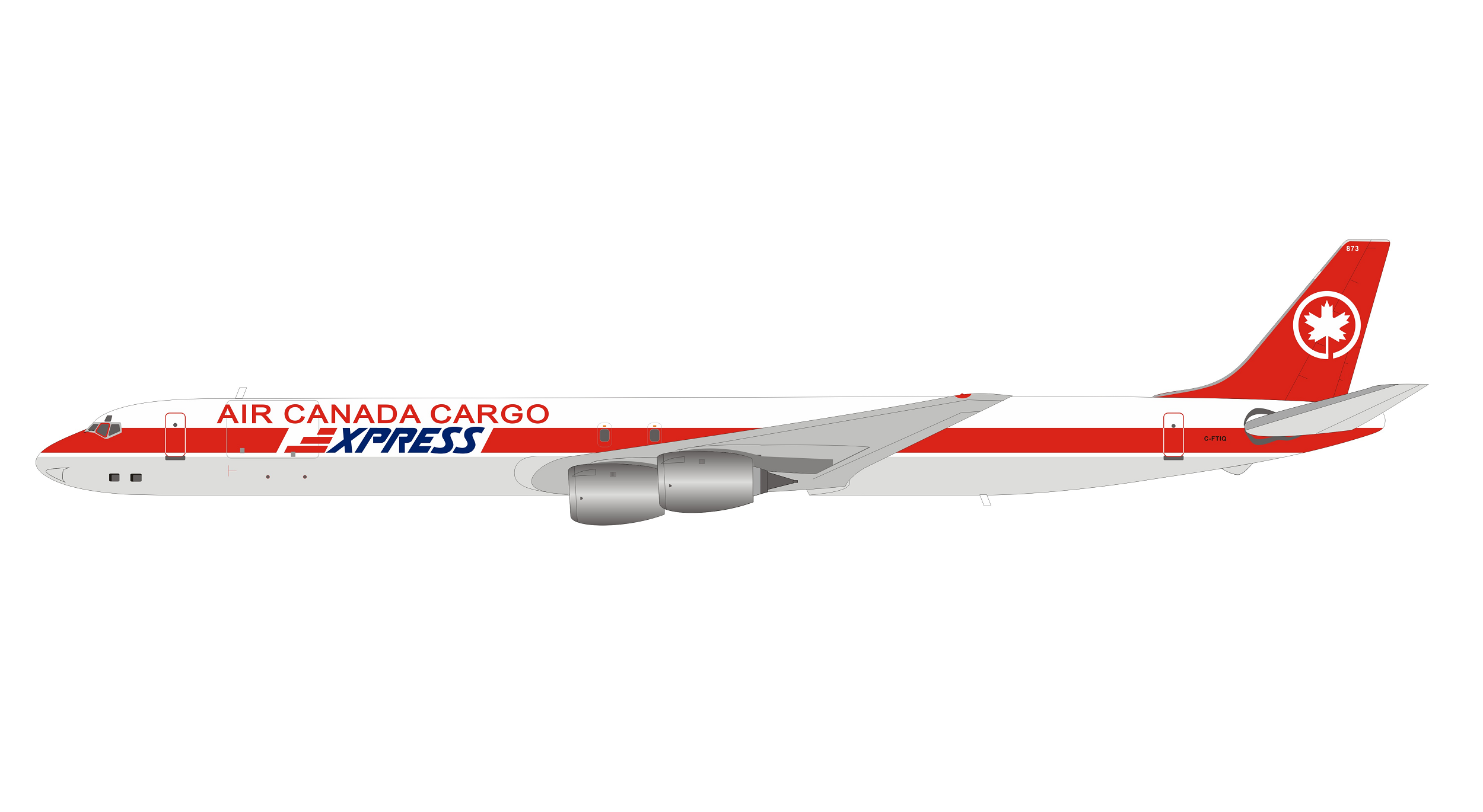 Air Canada Cargo DC-8-73F C-FTIQ stand InFlight/B-Models B-873-AC-01 ...
