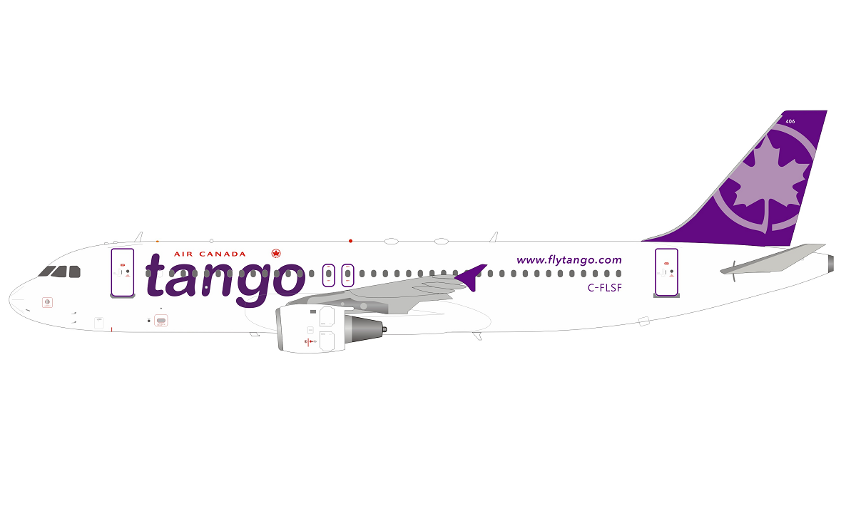 DRAGON 55387 AIR CANADA TANGO A320-211 1/400 DIECAST MODEL PLANE NEW