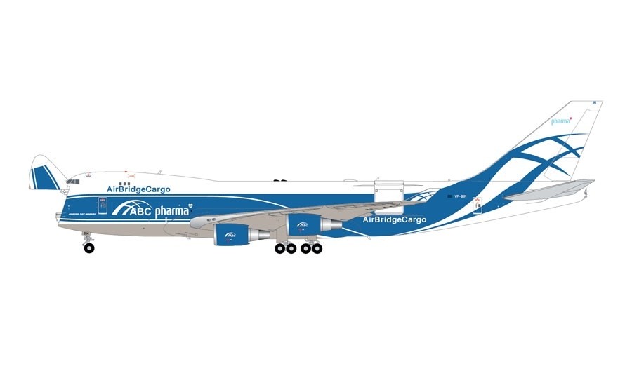 Air Bridge Cargo Boeing 747-400ERF VP-BIM Gemini Jets G2ABW934 Scale 1:200